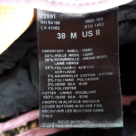 SONIA BOGNER Germany Boucle Tweed Jacket Size 38 or 8 - Picture 9 of 10